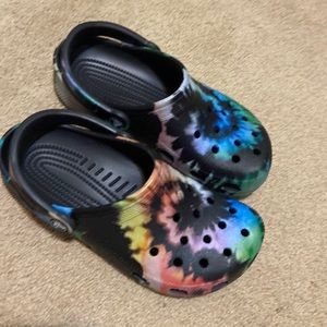 Tie Dye Crocs Clogs